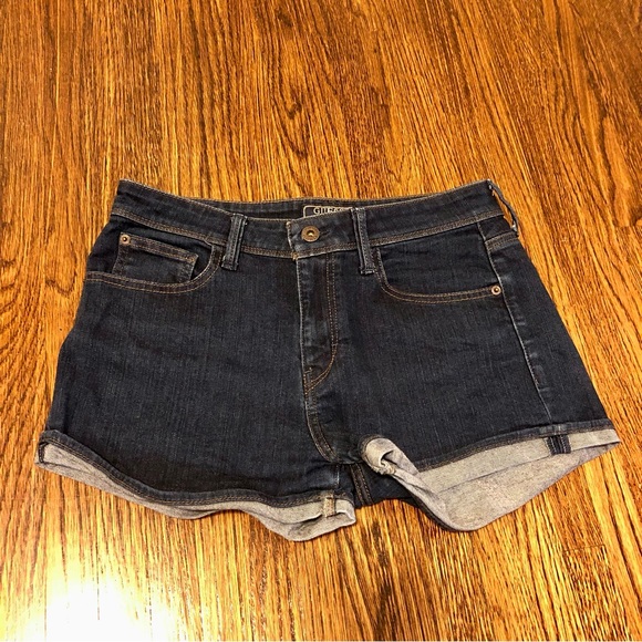 Guess size 30 blue denim jean shorts - Picture 1 of 3